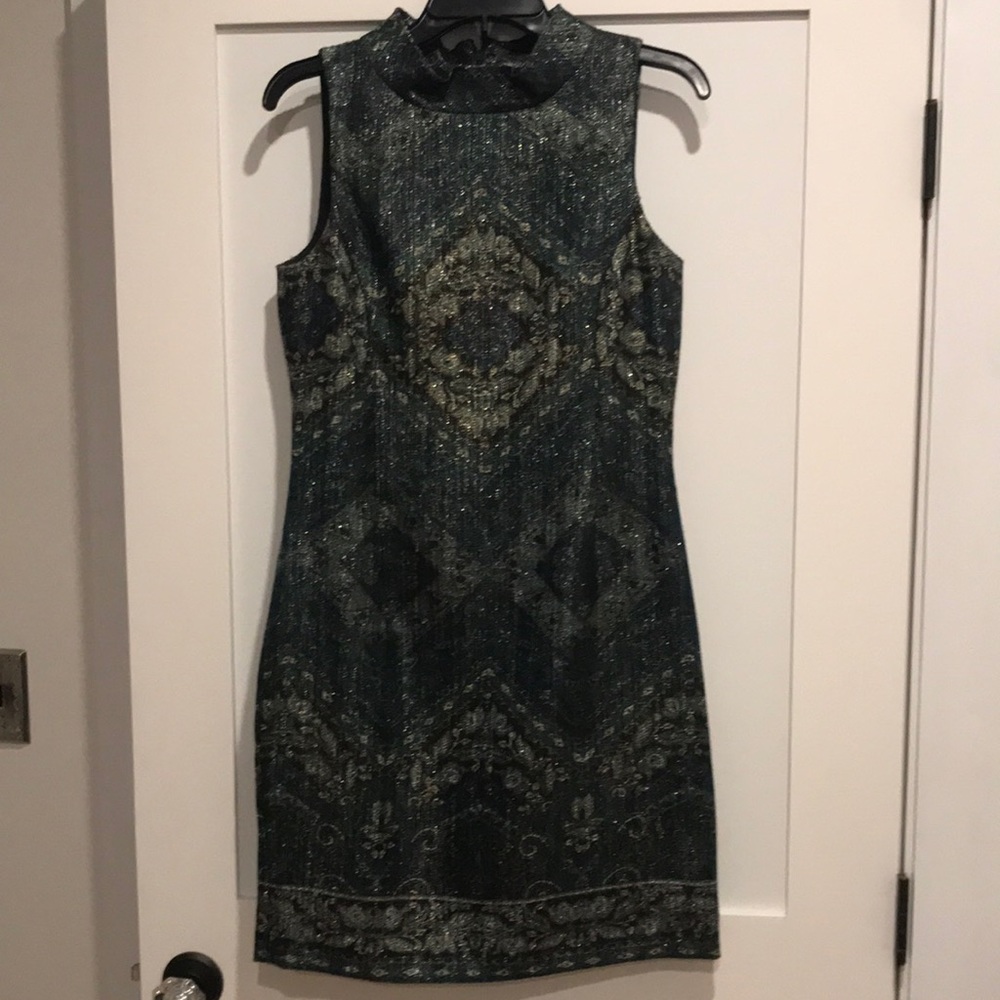 COPY - Antonio Melani sleeveless metallic dress